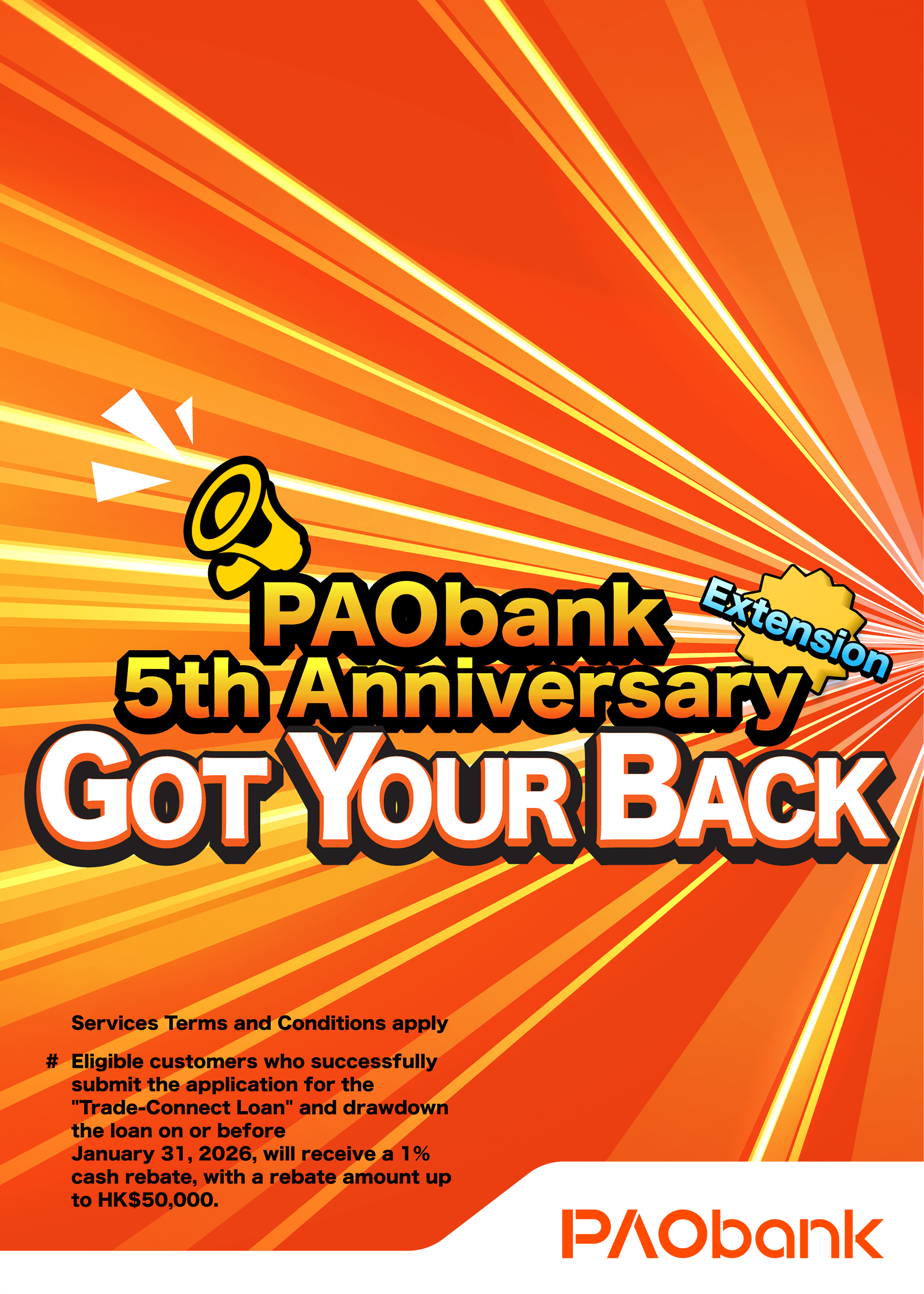 PAObank X Tradelink 5th Anniversary Exclusive FIVE Reward